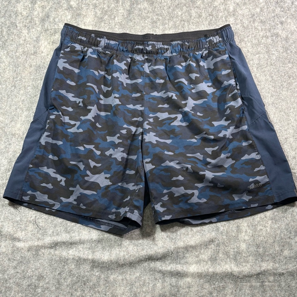 Skora Mens Multicolor Camouflage 6 in Inseam‎ Shorts Size LG